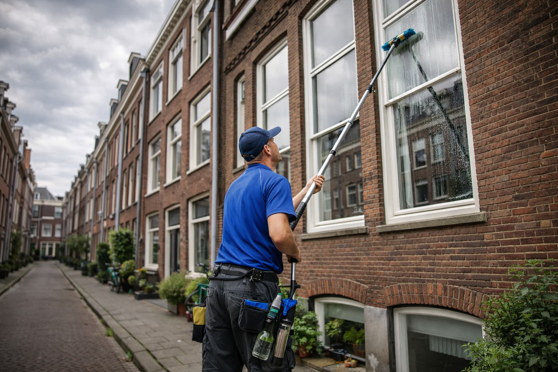 Professionele glazenwasser Den Haag